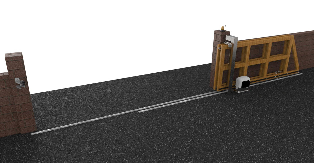 Telescopic system for sliding gates, max 15m