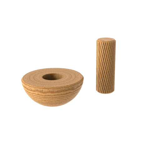 Oak half-ball end cap DUB (OAK)