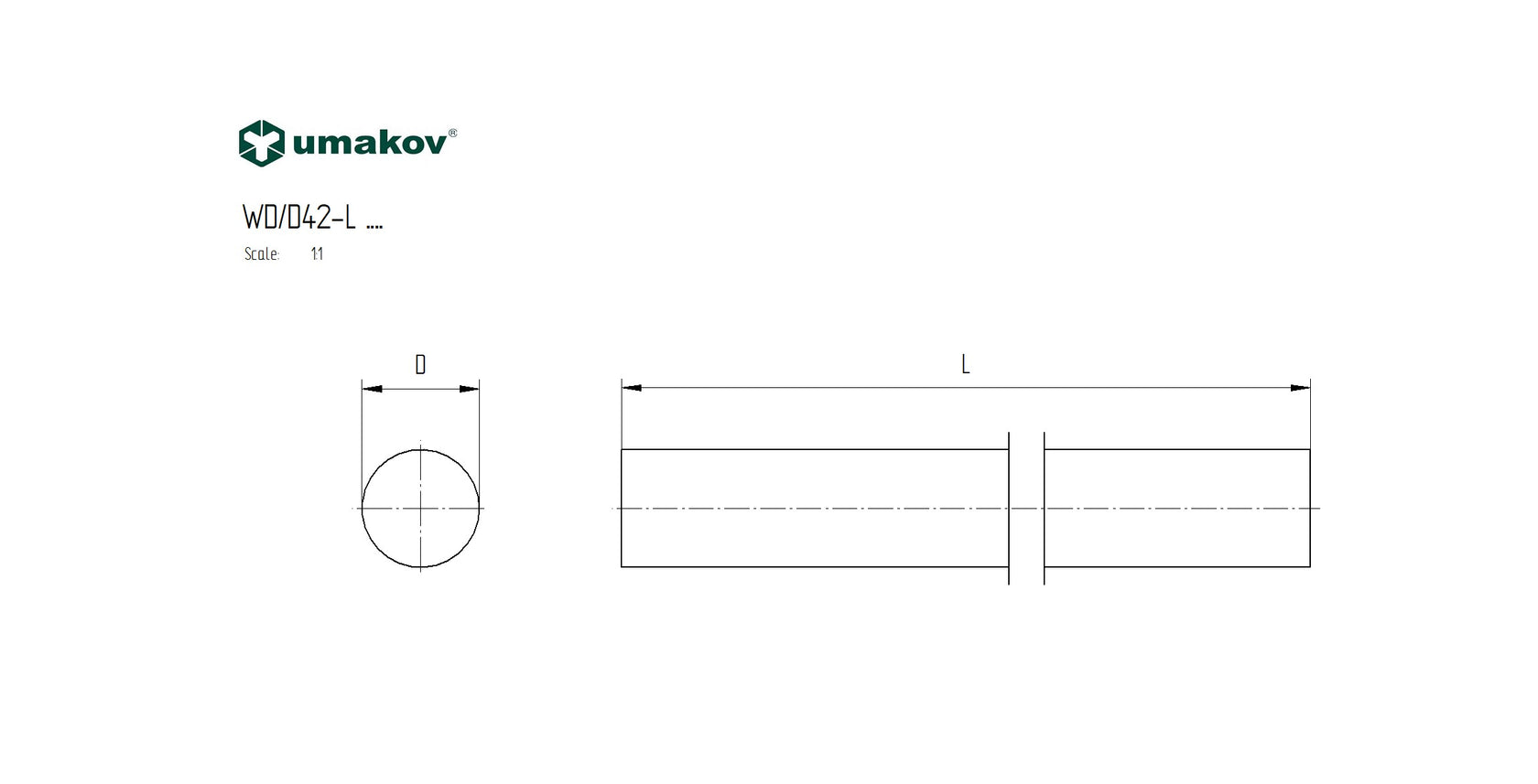 Wooden handrail BEECH