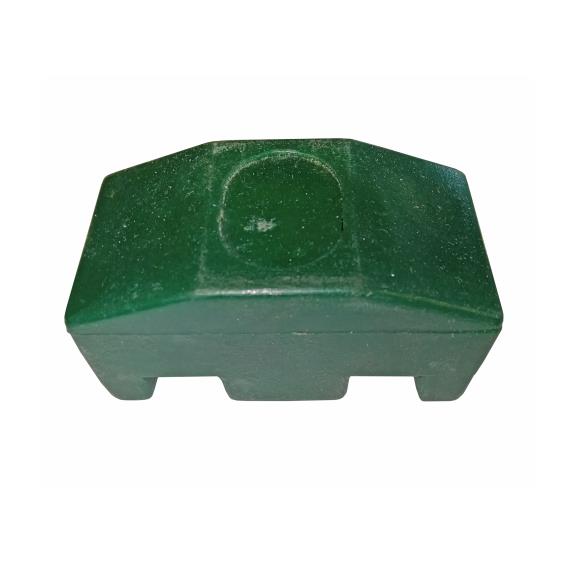 Úchyt na stĺpik 40x60mm PVC zelená