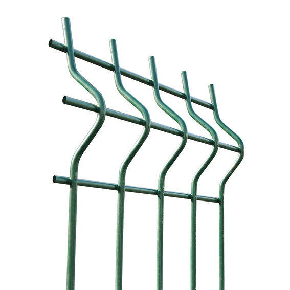 Welded panel fence ZnPVC 2500x1530x4mm green