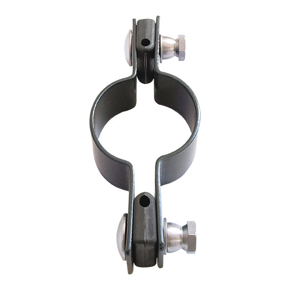 Middle clamp D48mm ZnPVC RAL7016