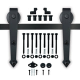 sliding barn door hardware - "Gladio"