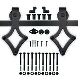 sliding barn door hardware - "Rhombus"