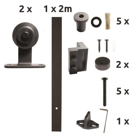 sliding barn door hardware - "Simplex"