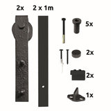 Sliding barn door hardware- "Klasiko - Primo"