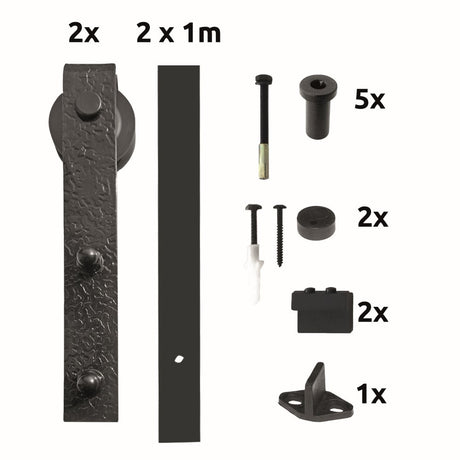 Sliding barn door hardware- "Klasiko - Primo"