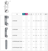 Anchoring plate for glass clamps