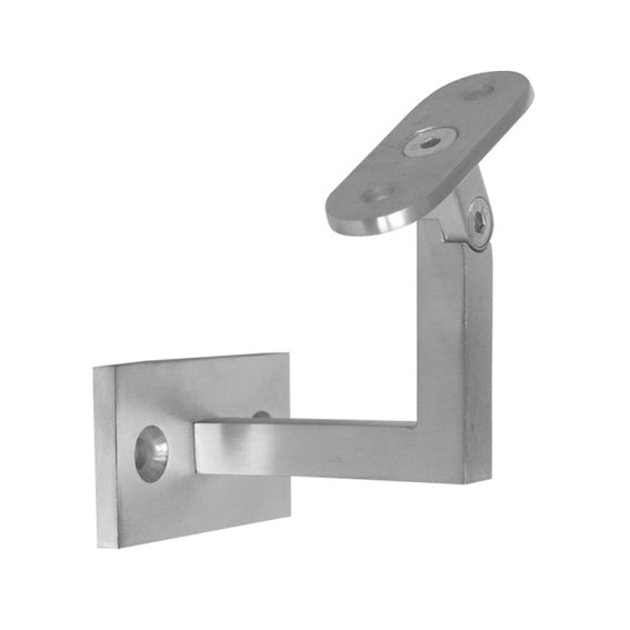 Wall mount handrail bracket-adjustable