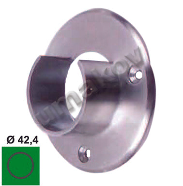 Handrail bracket - glass clamp - flange
