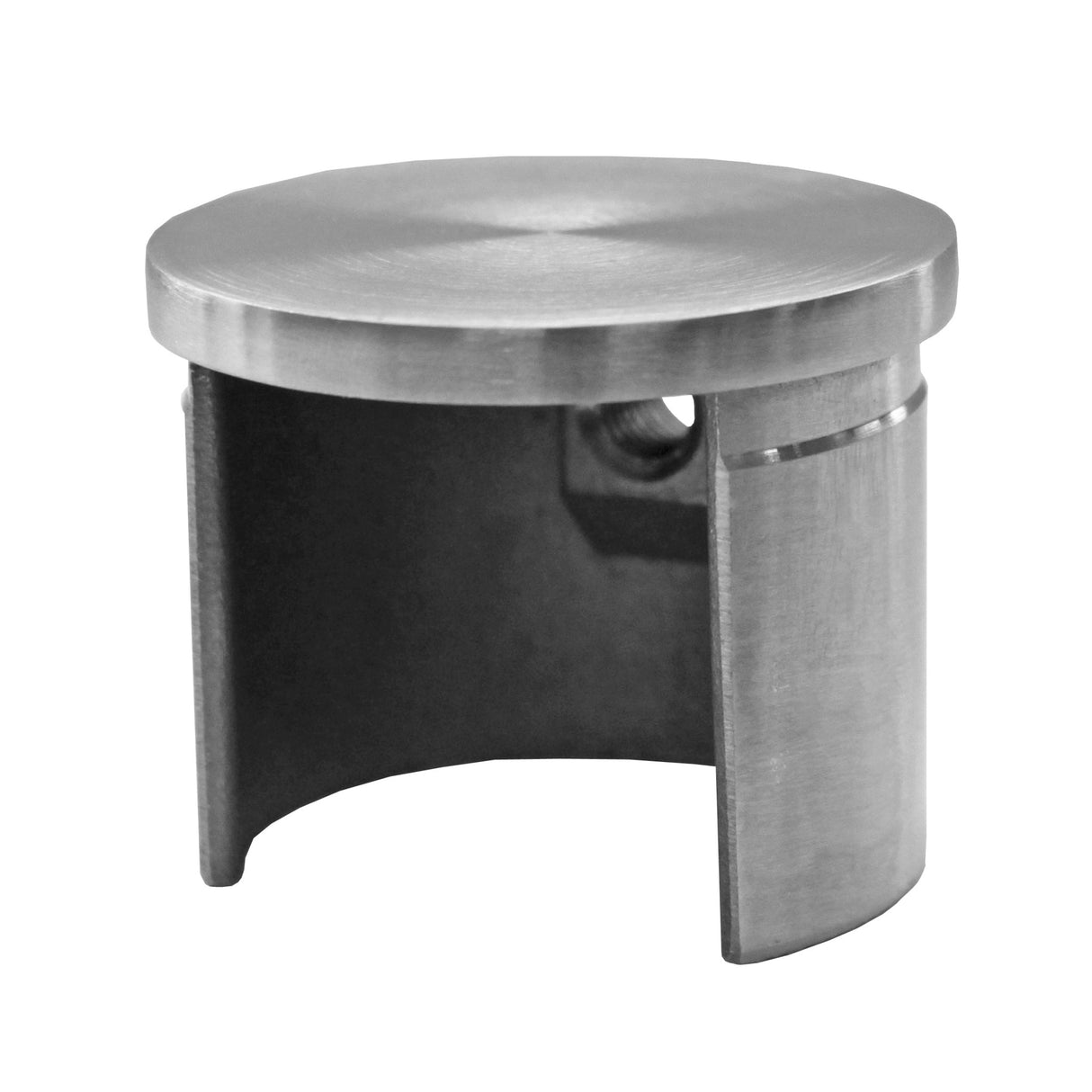 Glass clamp - end cap