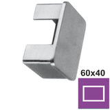 Glass clamp - end cap