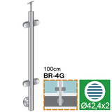 Stainless steel pole - BK, straight
