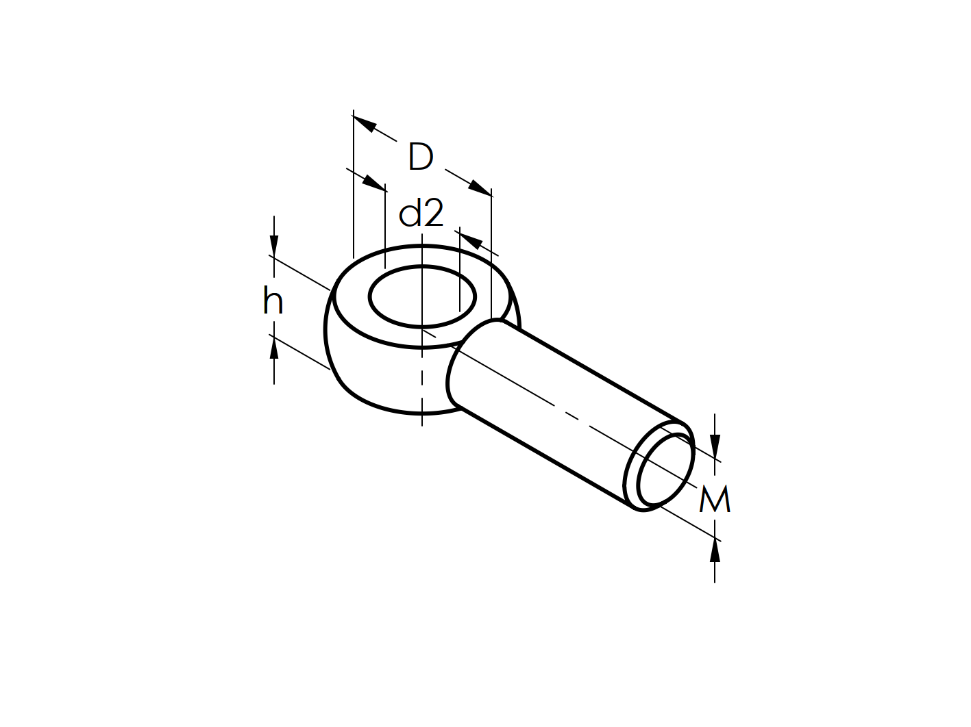 Inox cable clamp - anchor