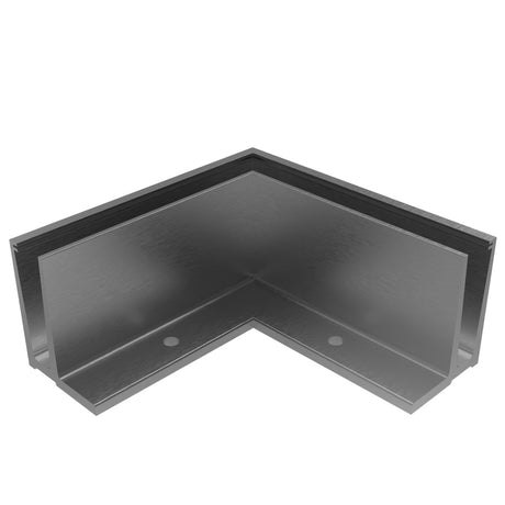 AL. profile, top mount  90° IN corner AL/ELOX/Sati