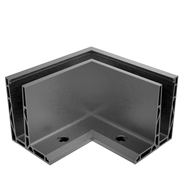 AL. profile, top mount  90° IN corner AL/ELOX/Sati