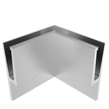 AL profile,  side mount- 90°conector AL/ELOX