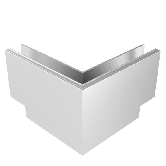 AL profile,  side mount- 90°conector AL/ELOX