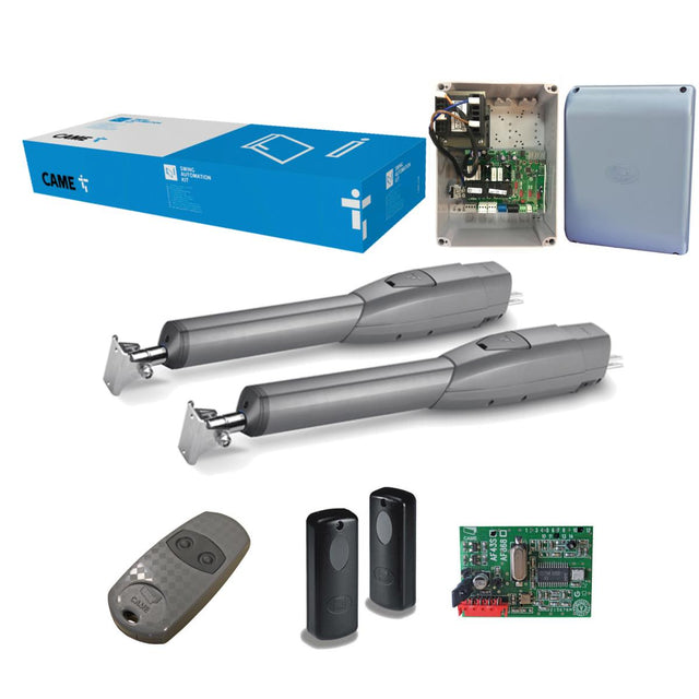 Came drive for double-leaf gate, set with photocells