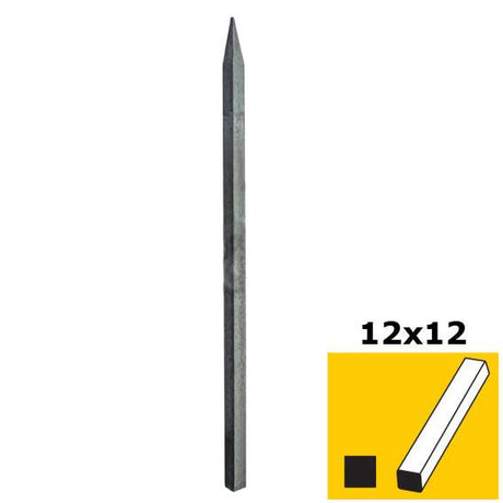 Pole with spear h350, n12x12mm