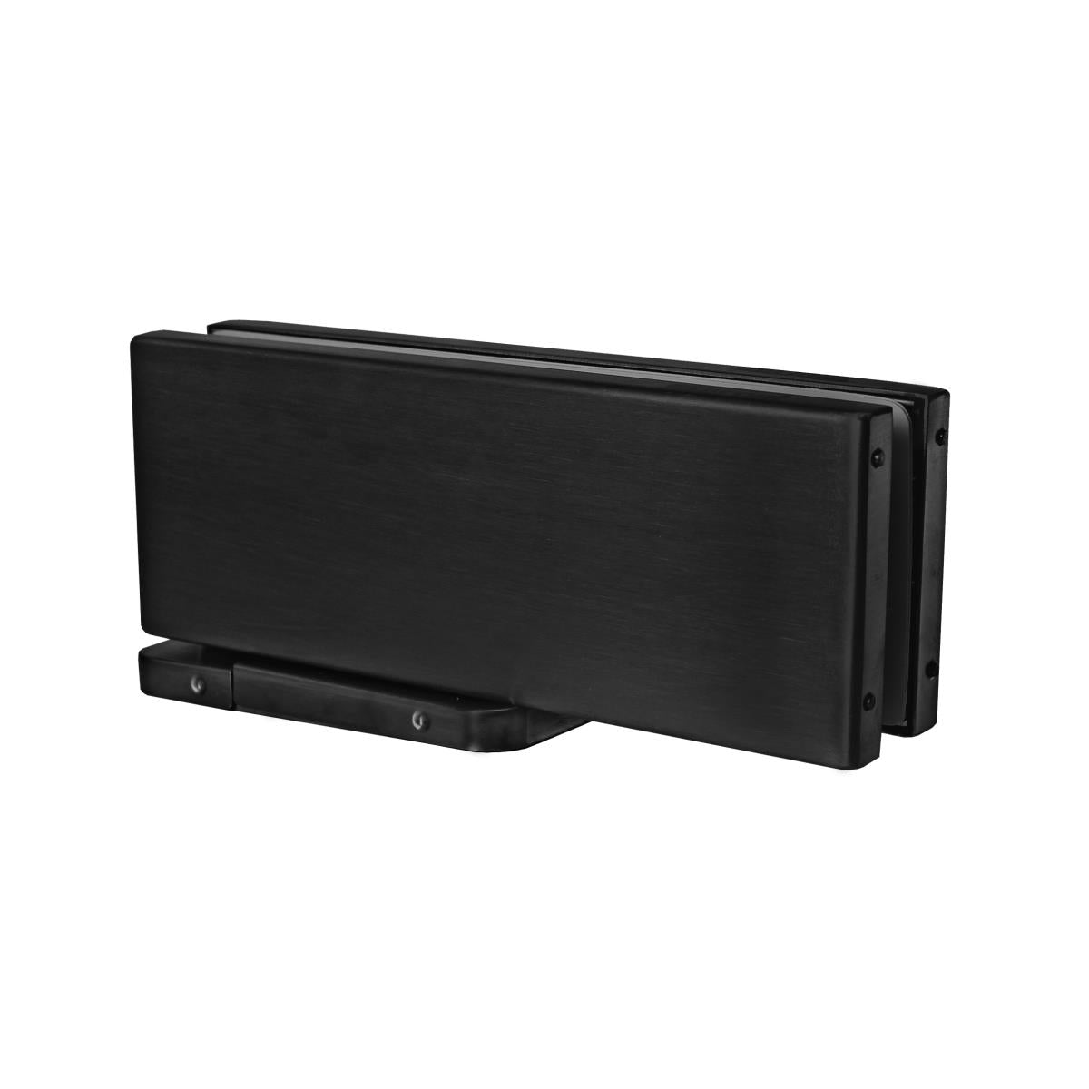 Bottom hinge with pivot to the floor BLACK