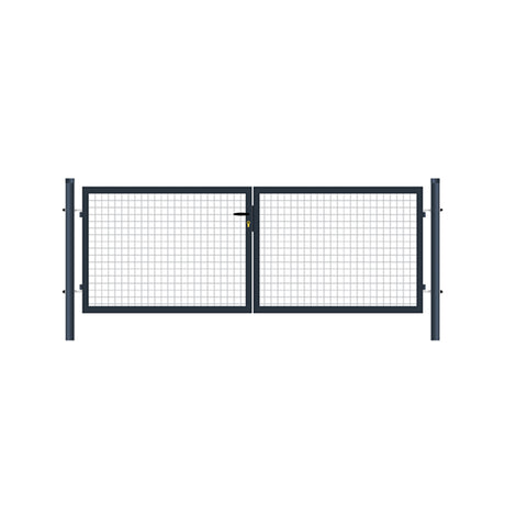 Brána 2kr. Eco ZnPVC 3600x1250mm antracit