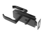 Lock for glass door inox, glass t 8,10,12mm BLACK