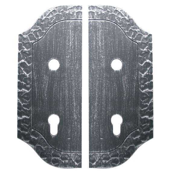 Decorative plate for gates 265x105, t3, 90, d18,5m