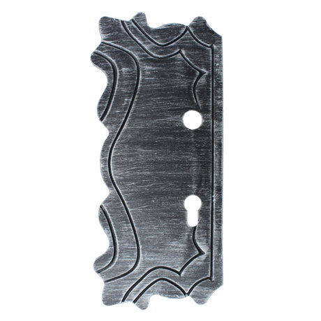 Štítok bránový zdobený ľavý 295x135, t4, d20, 90mm