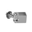 Adjustable hinge with swivel plate Zn, M20