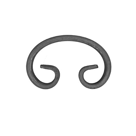 Scroll "C" h100, b65, 12x6mm