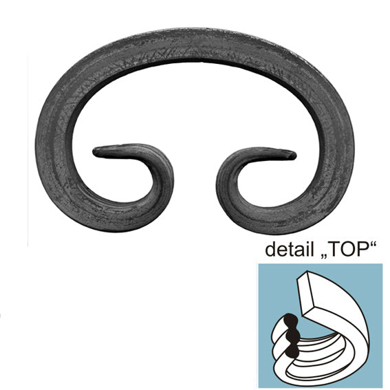 Scroll "C" 120x80, 12x12mm