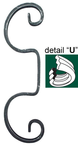 Element tvarovaný 280x80, 12x6mm