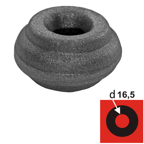 Forged sleeve D40x22mm, hole d16,5mm