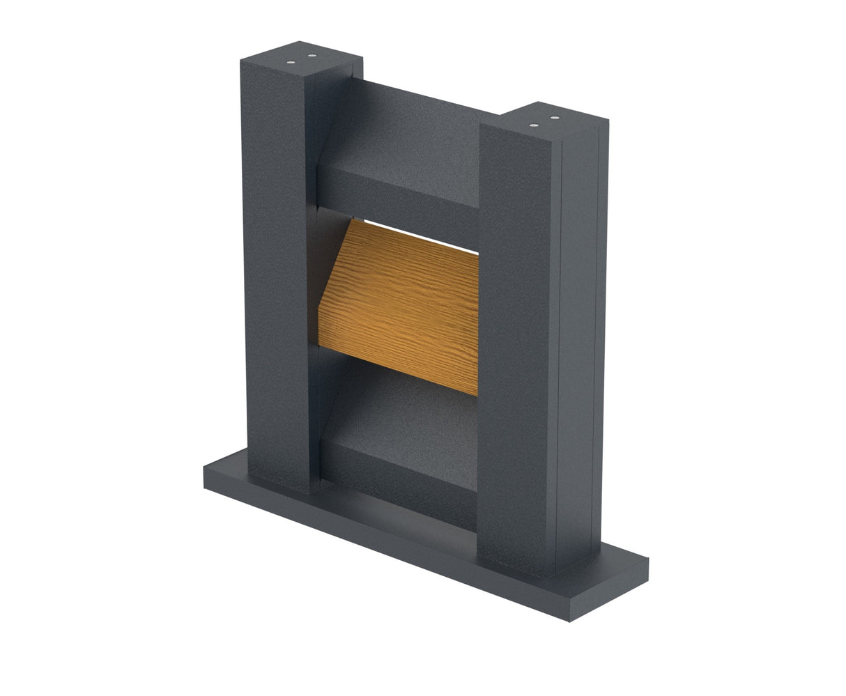 Fence sample 0,3x0,4m freestanding for louver slats FG/L1S20x105