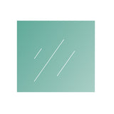 Clear, laminated glass