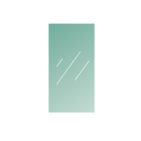 Clear, laminated tempered glass