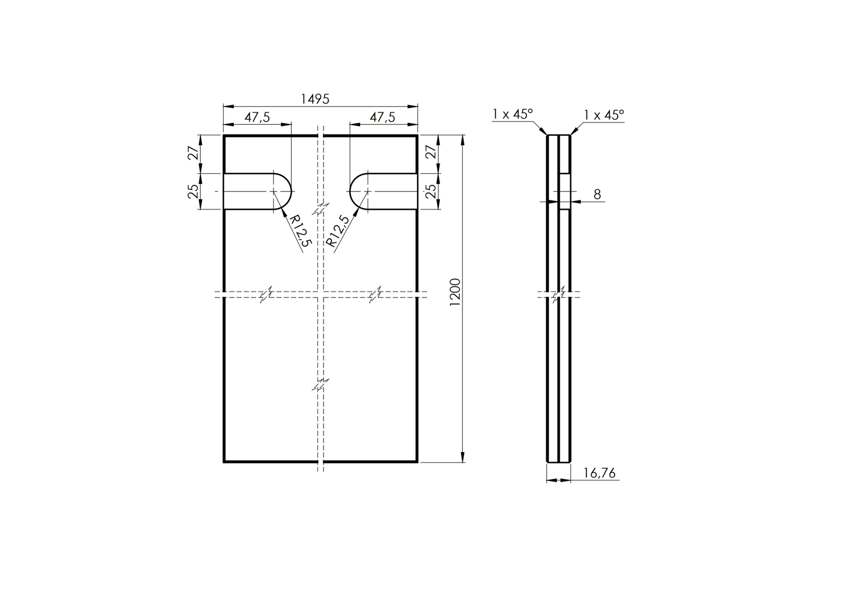 Glass - clear, laminated