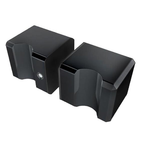 Brushed knob AISI  30x30mm BLACK