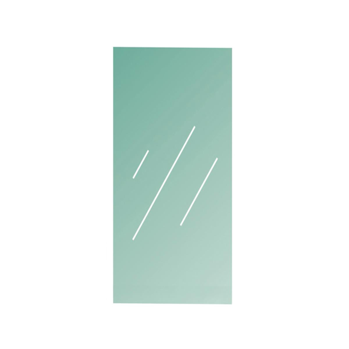 Clear, laminated tempered glass