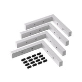 Door frame profile for glass door "L"