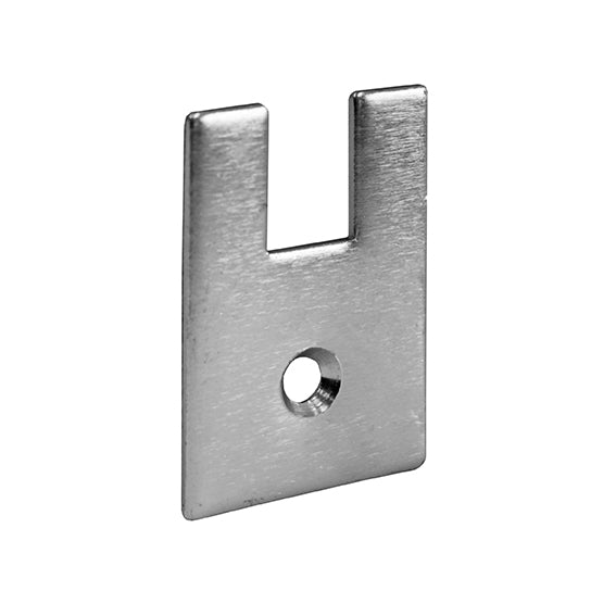 Glazing firm - end cap. glass t = 12mm