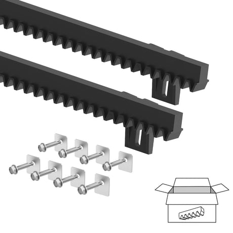Lightweight gear rack,max 300kg PVC+Fe core, L 1+1m