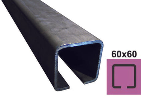 Guiding track Fe, 60x60x4mm, L3m