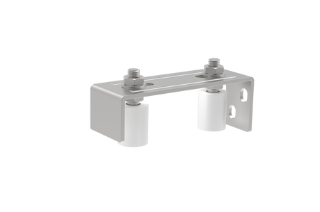 Ajdustable roller guide 2 rolls Zn,