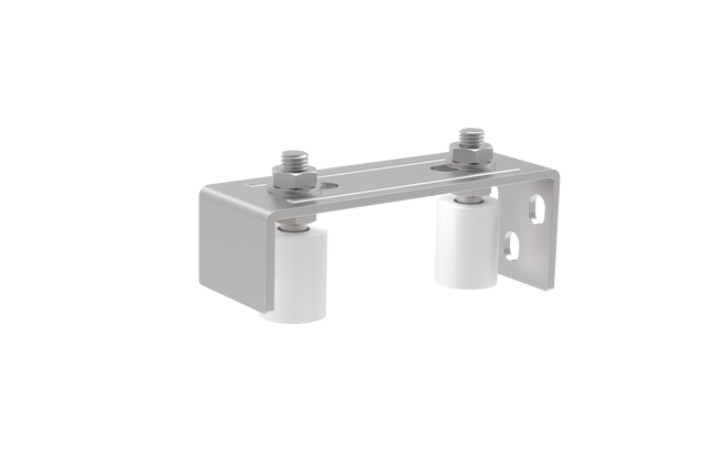 Ajdustable roller guide 2 rolls Zn,