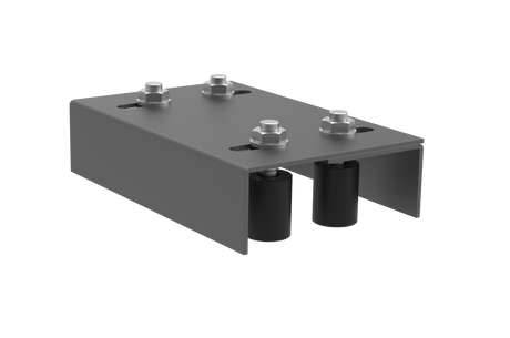 Ajdustable roller guide 4 rolls Zn, anthracite