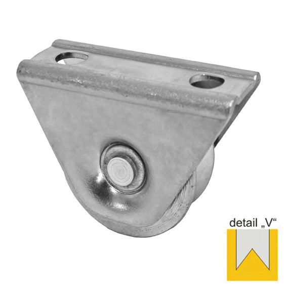 Wheel for slider - complete - V, D100