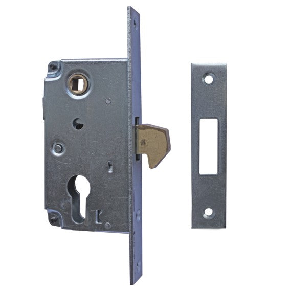 Lock for sliding gates with counterpart Zn 72x40mm