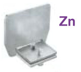 End cap Zn, profile 136x142mm